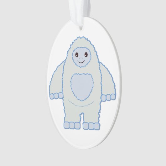 Cute Baby Yeti Ornament (voorkant)