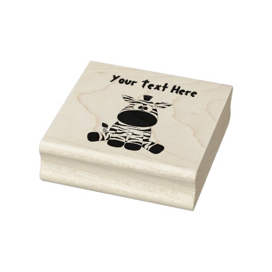 Cute Baby Zebra Rubberstempel (Stempel)