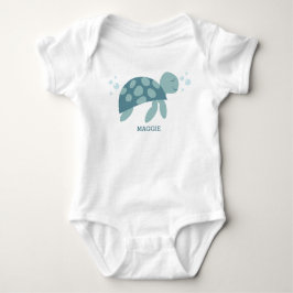 Cute Baby Zee Turtle Onsie T-Shirt