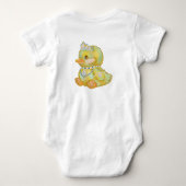 Cute Baby's Aangeklede Eendje Bodywarmer Romper (Achterkant)