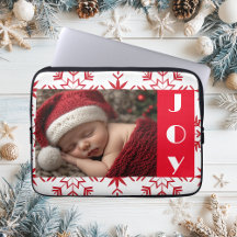 Cute Baby's eerste kerstfoto