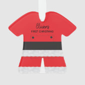 Cute Baby's eerste kerstkerstkerstkerstkerstkerstk Ornament (achterkant)