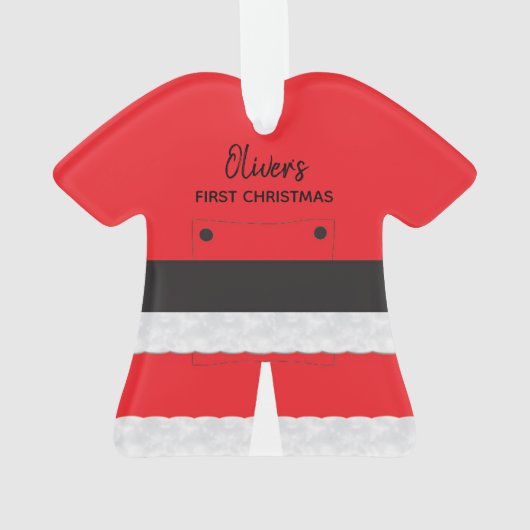 Cute Baby's eerste kerstkerstkerstkerstkerstkerstk Ornament (achterkant)