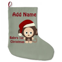 Cute Baby's eerste kerstkerstkerstman