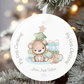Cute Baby's Eerste Kerstversiering Acryl Ornament