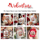 Cute babyslak valentine hart liefde kaart