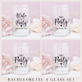 Cute Bachelorette Party Blikvorm Glas