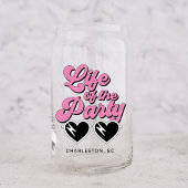 Cute Bachelorette Party Blikvorm Glas