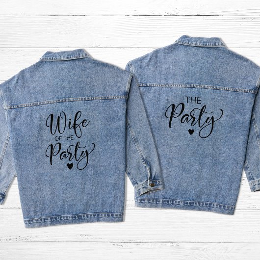 Cute Bachelorette Party Denim Jacket
