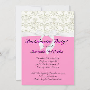 CUTE Bachelorette Party Design Kaart