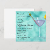 CUTE Bachelorette Party Designer Invites Kaart (Voorkant / Achterkant)