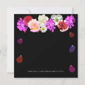 CUTE Bachelorette Party Designer nodigt uit Kaart (Achterkant)