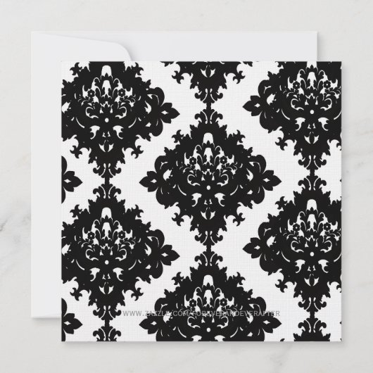 CUTE Bachelorette Party Designer nodigt uit Kaart (Achterkant)