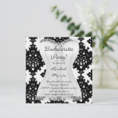 CUTE Bachelorette Party Designer nodigt uit Kaart (Staand voorkant)