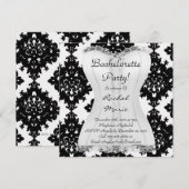 CUTE Bachelorette Party Designer nodigt uit Kaart (Voorkant / Achterkant)