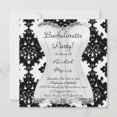 CUTE Bachelorette Party Designer nodigt uit Kaart (Voorkant)