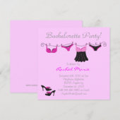 Cute Bachelorette Party Kaart (Voorkant / Achterkant)