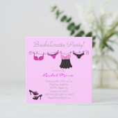 Cute Bachelorette Party Kaart (Staand voorkant)