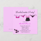 Cute Bachelorette Party Kaart (Voorkant / Achterkant)