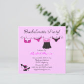 Cute Bachelorette Party Kaart (Staand voorkant)