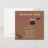 Cute Bachelorette Party Kaart (Voorkant / Achterkant)
