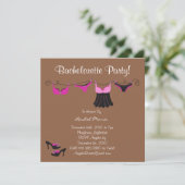Cute Bachelorette Party Kaart (Staand voorkant)
