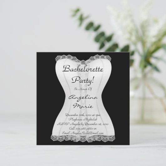 Cute Bachelorette Party Kaart (Staand voorkant)