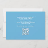 Cute Bachelorette Party Waterverf Spa QR Code Kaart (Achterkant)