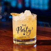 Cute Bachelorette Party Whisky Glas