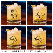 Cute Bachelorette Party Whisky Glas