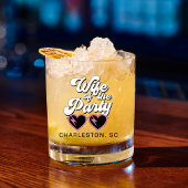 Cute Bachelorette Party Whisky Glas