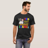 Cute Back To School 3rd Grade No Prob Llama Teache T-shirt (Voorkant volledig)