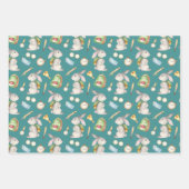 Cute Back to School Animal Classroom Pattern Inpakpapier Vel (Voorkant 3)