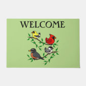 Cute Backyard Birds Deurmat (Voorkant)