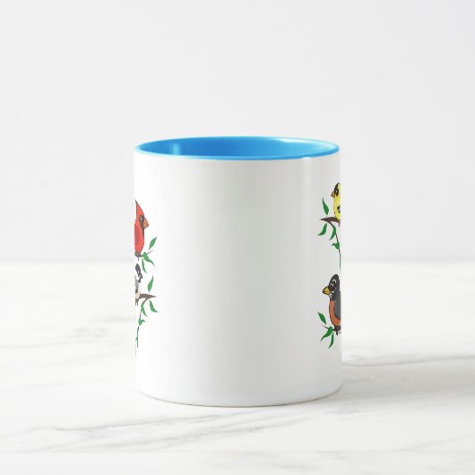 Cute Backyard Birds Mok (Midden)