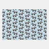 Cute Badger Inpakpapier Vel (Voorkant 2)