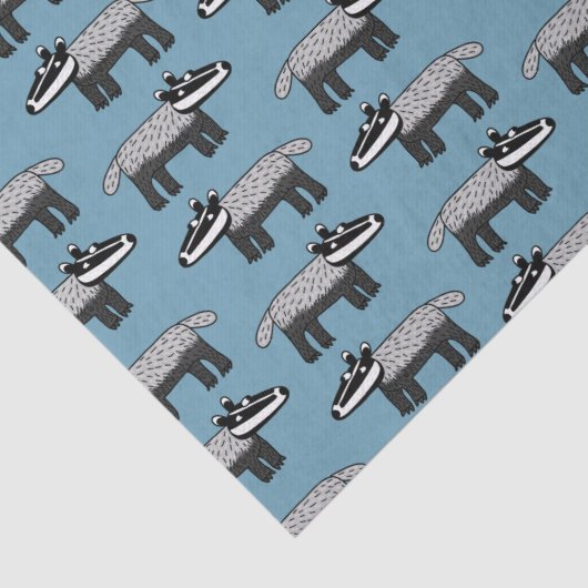 Cute Badger Tissuepapier (Detail)