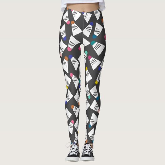 Cute Badminton Leggings (Voorkant)