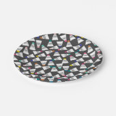 Cute Badminton Paper-Borden Papieren Bordje (Gekanteld)