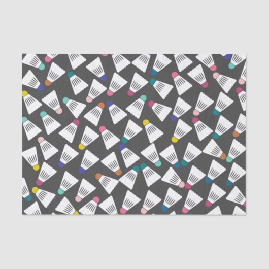 Cute Badminton Tissue Paper Tissuepapier (Voorkant)