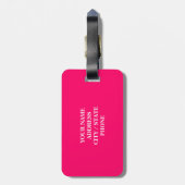 Cute bagage labels met tekst | Bon Voyage! (Achterkant verticaal)