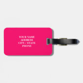 Cute bagage labels met tekst | Bon Voyage! (Achterkant horizontaal)