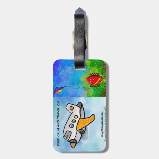 Cute Bagagelabel (Achterkant verticaal)