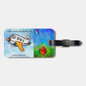 Cute Bagagelabel (Achterkant horizontaal)