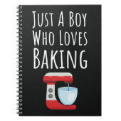 Cute Baker Cards For Baby Boys Kids Baking Lover Notitieboek (Voorkant)