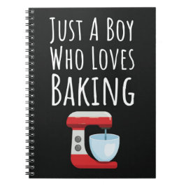 Cute Baker Cards For Baby Boys Kids Baking Lover Notitieboek