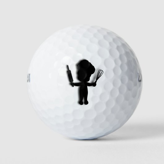 Cute Baker Golfballen (Voorkant)