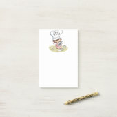 Cute Baker Post-it® Notes (Op bureau)