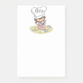 Cute Baker Post-it® Notes (Voorkant)