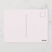 Cute Bakery doughnut voeg bericht of bedrijfsnaam Briefkaart (Achterkant)